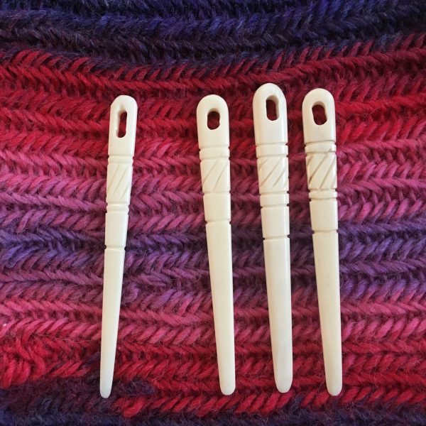 Carved Bone Nalbinding Needle